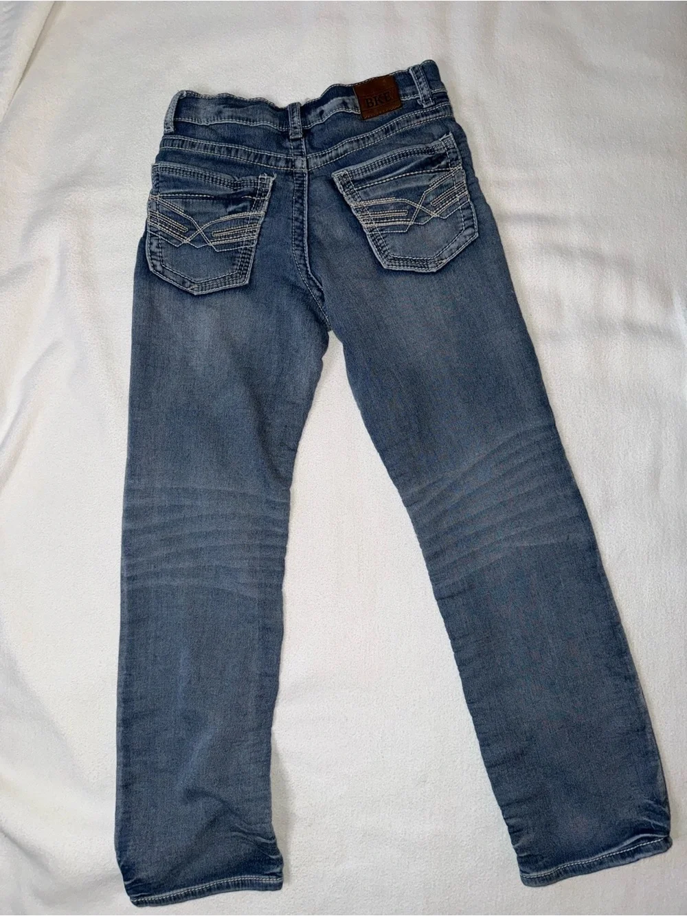 BKE Boys size 14 Conner Straight Jeans in Faded Blue